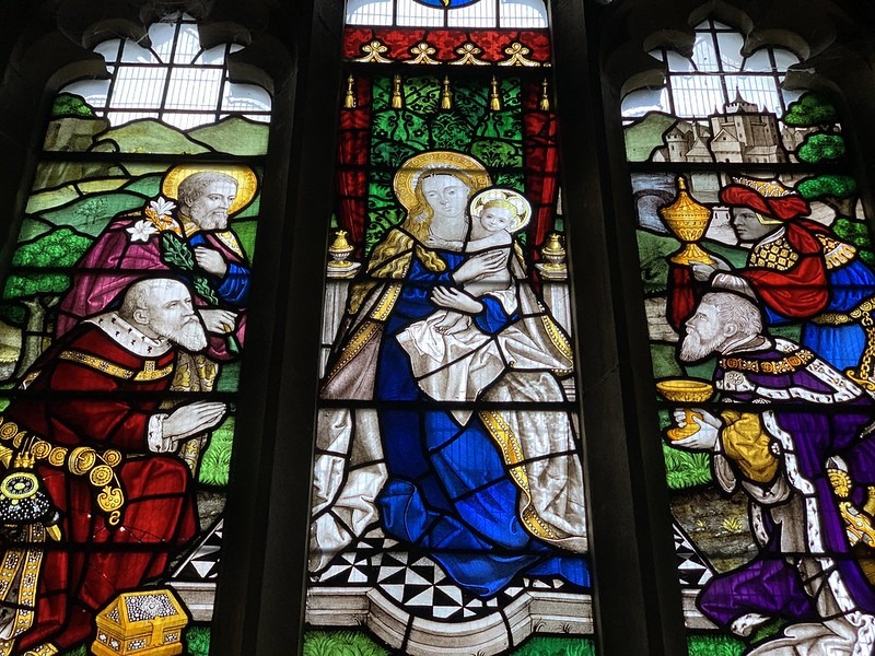 stained glass church